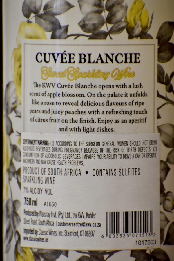 COUVEÉ BLANC HE KWV SPARKLING WINE - Image 2